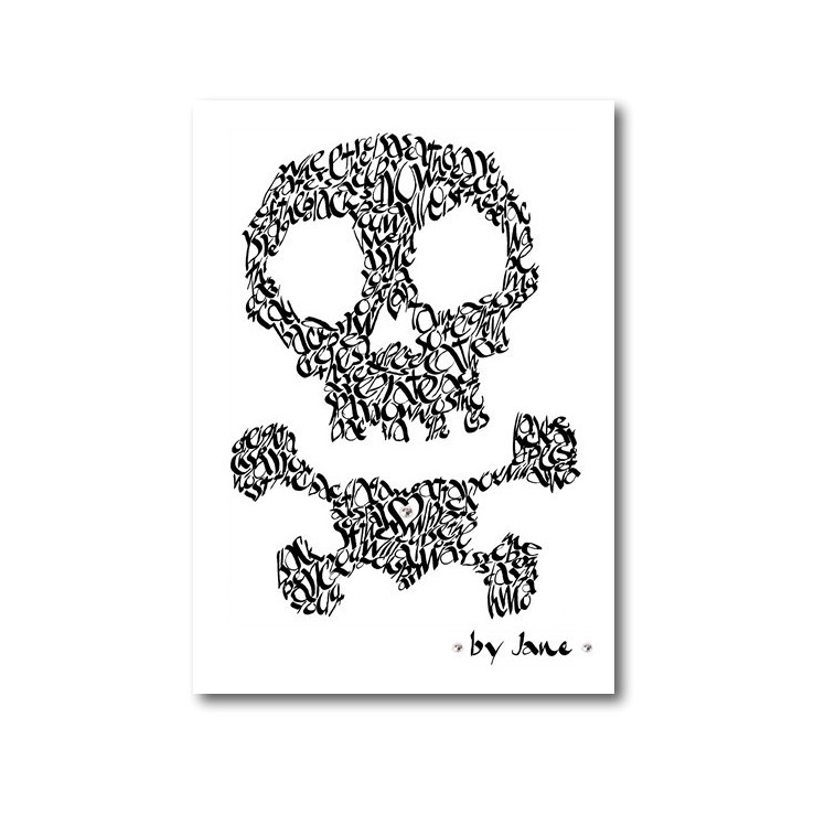 Calavera y tibias cruzadas - varios colores