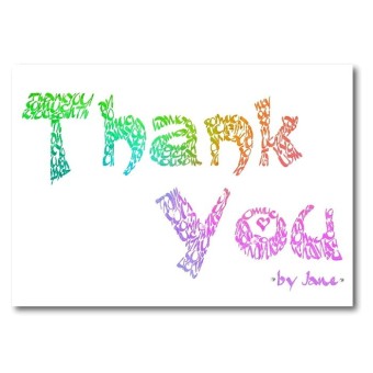 Thank You - Rainbow Card