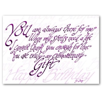 Je bent een echt cadeau