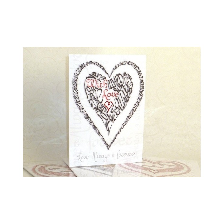 Valentijn met liefde - rood en zwart