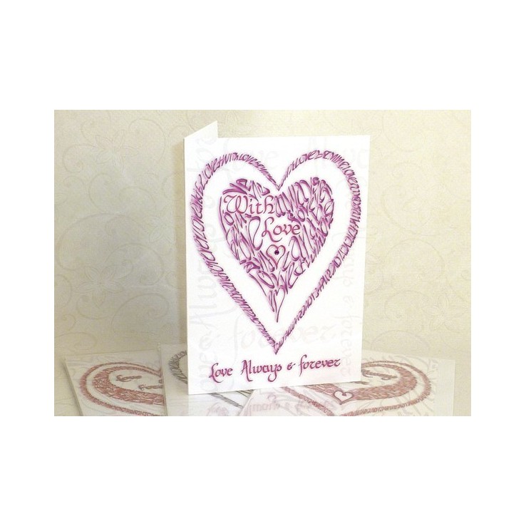 Valentine With Love in Pink