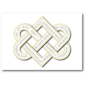 Tarjeta de aniversario de boda - personalizada