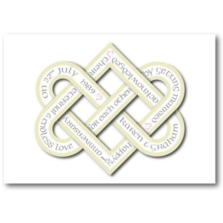 Hochzeitstagskarte - personalisiert