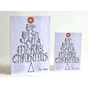 Árbol de los deseos - tarjeta de navidad 2