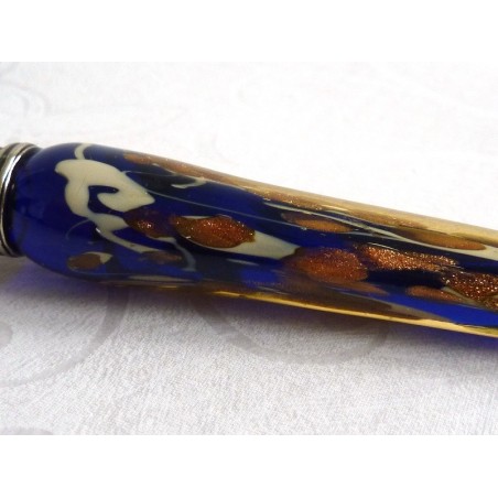 Stylo et encre de calligraphie en verre feuille d'or