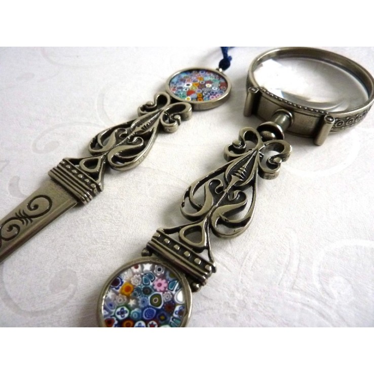 Loupe et ouvre-lettre avec Murrina