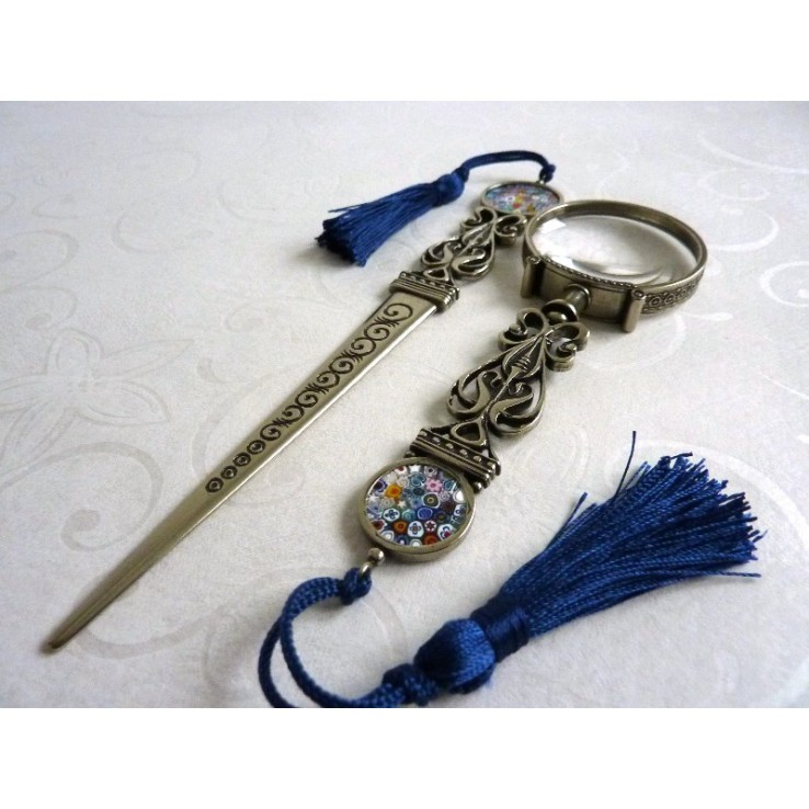 Magnifying Glass & Letter Opener with Murrina