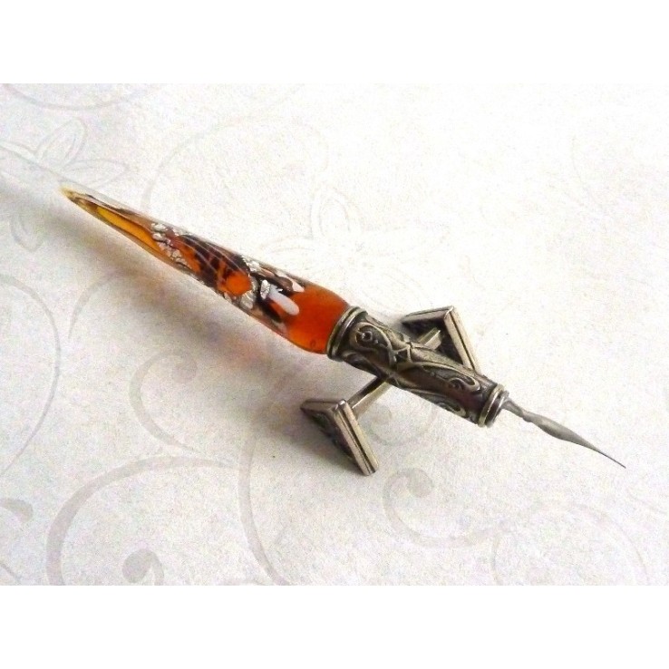 Resto de la pluma de caligrafía