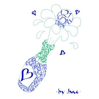 Bouteille de champagne de célébration pour les hommes