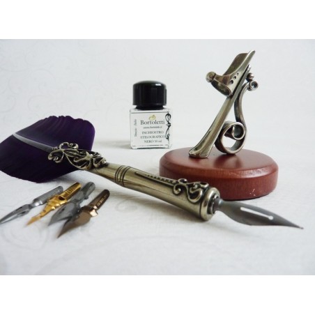 Feather Dip Pen Five Nibs Pen Holder