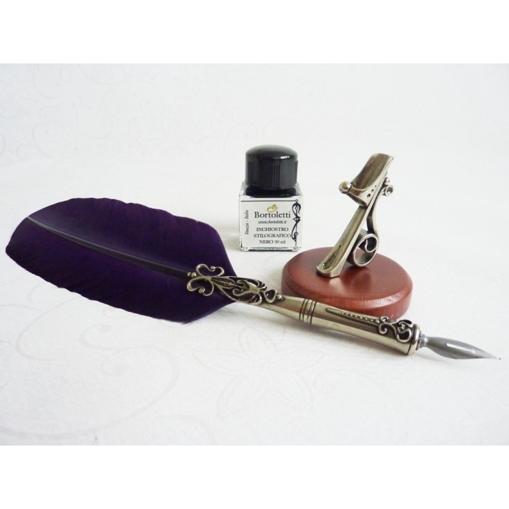 Feather Dip Pen Five Nibs Pen Holder