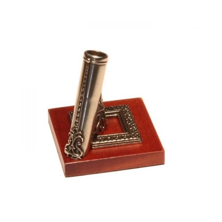 Alpaca penholder med træbund