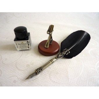 Feather Dip Pen Five Nibs Pen Holder 2