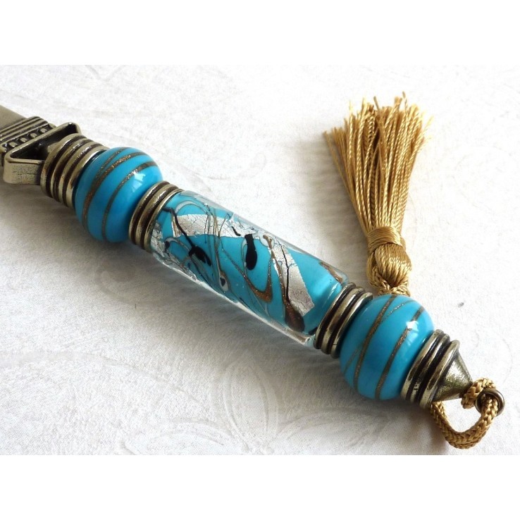 Alpaca en glazen briefopener