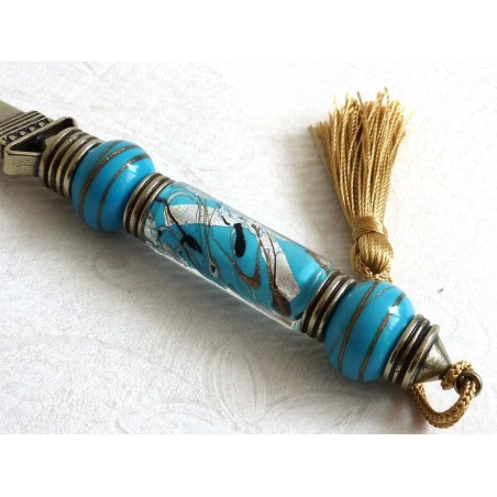 Tagliacarte in alpaca e vetro