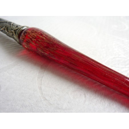 Copper and Glass Calligraphy Pen