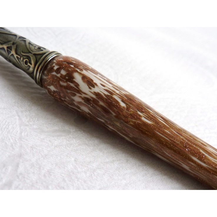 Kobber og glas kalligrafi pen