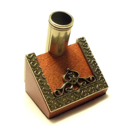 Wood and Alpaca Pen Holder