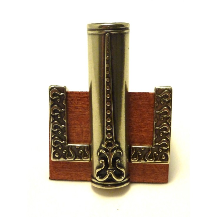 Holder af træ og alpaka