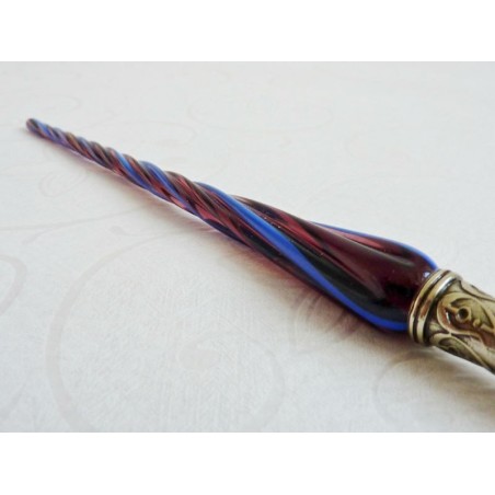 Cristal pluma de caligrafía y tinta - vidrio trenzado