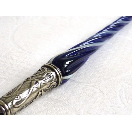 Glas Kalligraphie Stift und Tinte - verdrehten glas