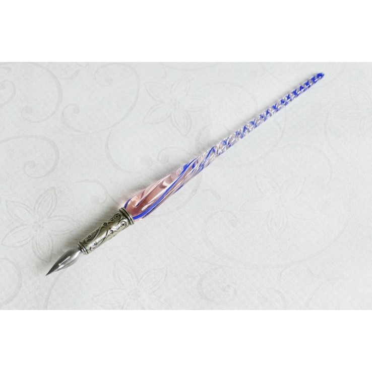 Glas Kalligraphie Stift und Tinte - verdrehten glas