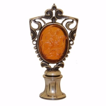 Saint George cameo wax seal set