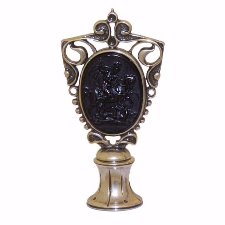 Saint George cameo voks forsegling sæt