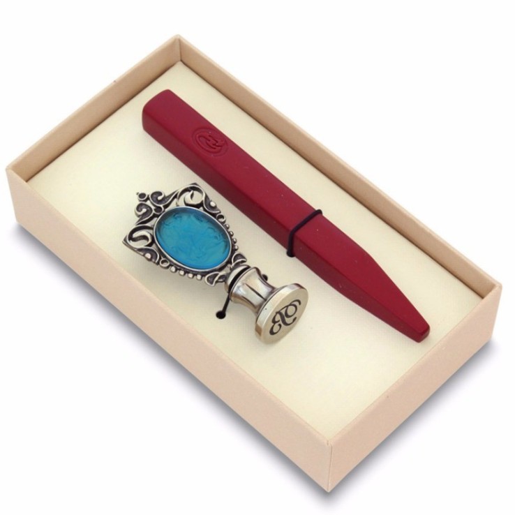 Saint George cameo wax seal set