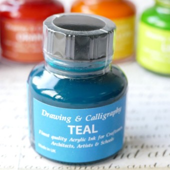 Tinta acrílica Verde azulado 2