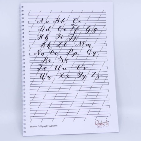 Folleto de caligrafía moderna