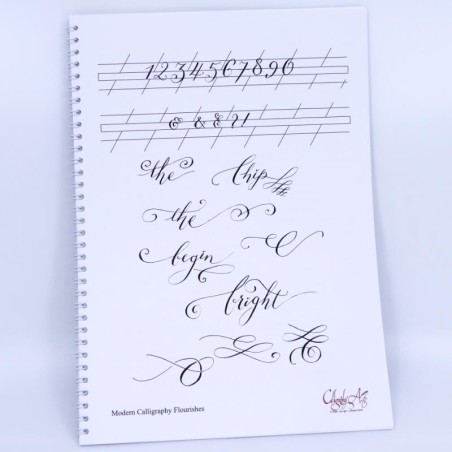 Modernes Kalligraphieheft
