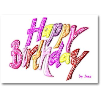 Joyeux anniversaire - Filles