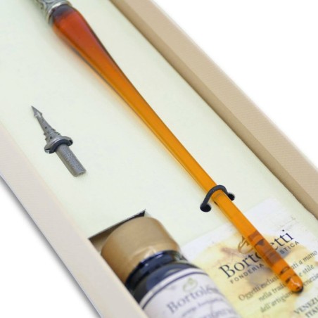 Stylo de calligraphie en verre - 9 couleurs