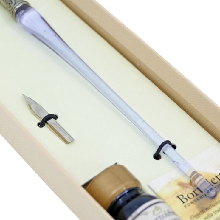 Glas kalligrafi penna - 9 färger