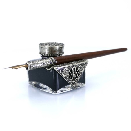 Wooden calligraphy desk set - Tiziano