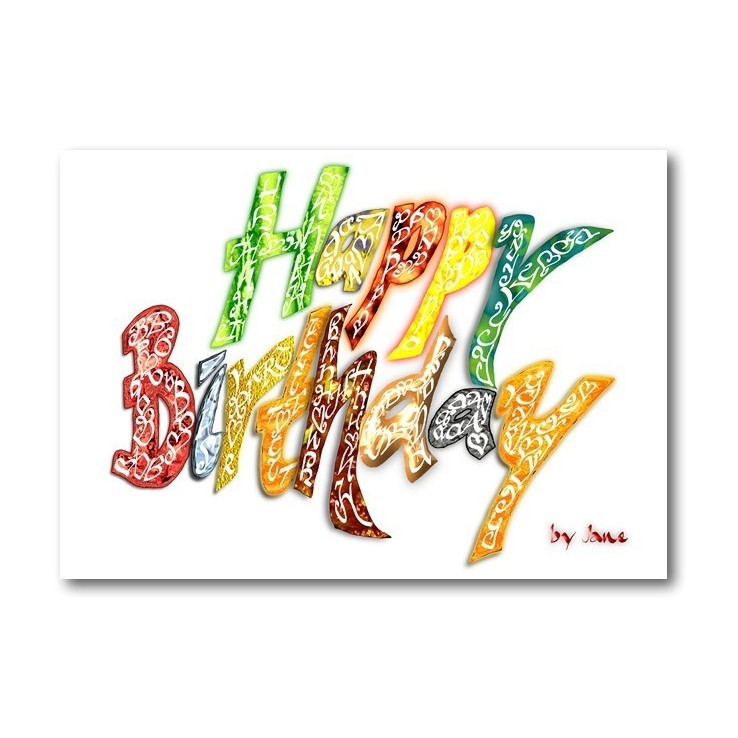 Grattis på födelsedagen - Allmänt (Ljus)