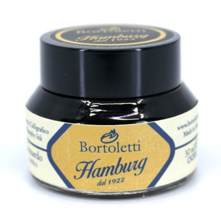 Bernsteinfarbene italienische Kalligraphietinte - Hamburg