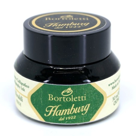 Groene Italiaanse kalligrafie-inkt - Hamburg Vivaldi