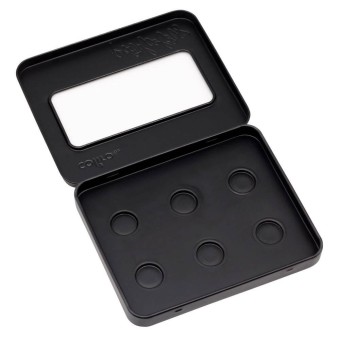 Schwarze Palette Box für 6 Coliro Perlenfarben 2