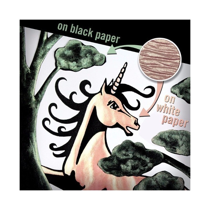 Unicornio - Coliro Relleno de perlas