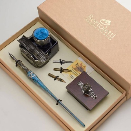 Glas Kalligraphie Stift Schreibtisch Set - Priuli