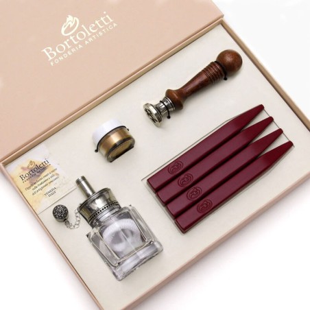 Wedding Wax Seal Set - Wooden