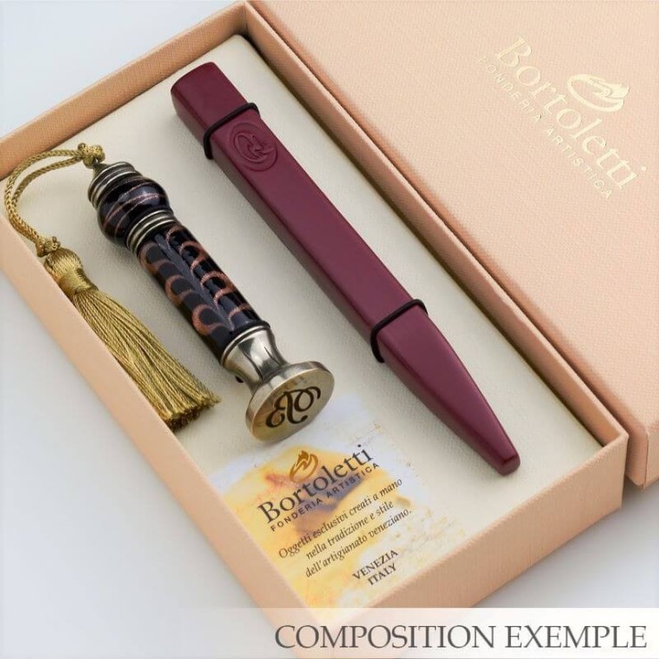 Glas vax stämpel set