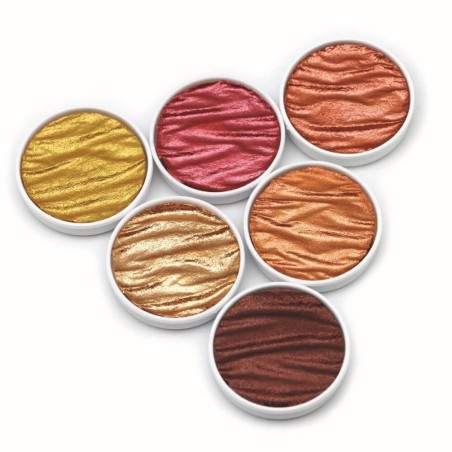 Køb Earth Set - 6 Coliro Pearlcolors i Metal Box