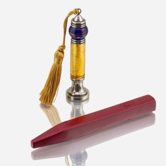 Timbre verre et jeu de joints de cire - Casanova 2