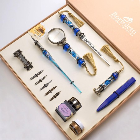 Complete glazen kalligrafieset - Cornaro