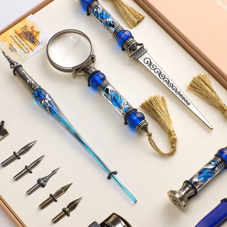 Set completo per calligrafia in vetro - Cornaro