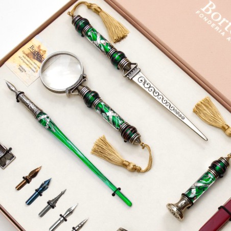 Ensemble complet de calligraphie en verre - Cornaro