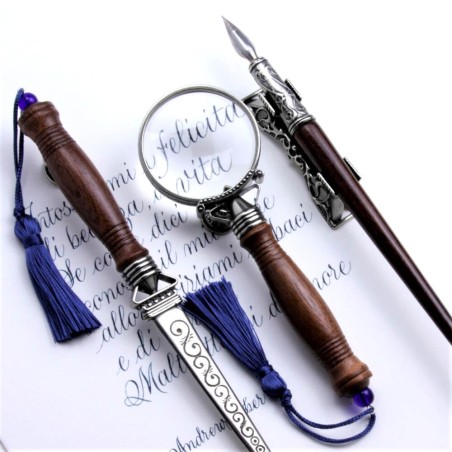 Set da scrivania per calligrafia in legno - Mocenigo